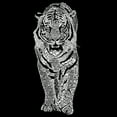 thumbnail image 2 of LA Pop Art Men's Premium Blend Word Art T-shirt - TIGER, 2 of 2