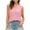 Pink, variant on Scyoekwg Dressy Tops for Women Casual Sleeveless Tank Tops Summer Trendy Notch Neck Eyelet Tunic Shirts Solid Color Loose Blouses (Yellow,L)
