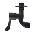 thumbnail image 4 of Grifo para Lavadora, 304 Grifo de Agua de Acero inoxidable Grifo de Agua Fría Negro Grifo de Pared Sin Fugas Grifo de Agua Para Lavandería Fregadero de Cocina, 4 of 7