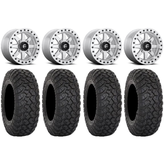Fuel Maverick Bdlk Mh 15" Wheels 35" RT320 Tires Can-Am Commander Maverick Renegade Outlander Defender