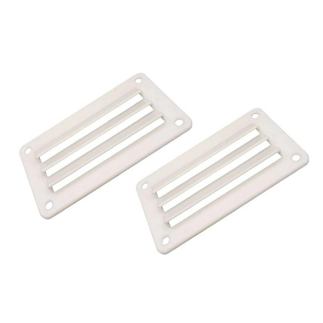 White One Pair Of Rv Exhaust Fan Outlet Exhaust Fan Boat Rv Hardware Accessories Ventilation Plate 14078 Shutter Ventilation