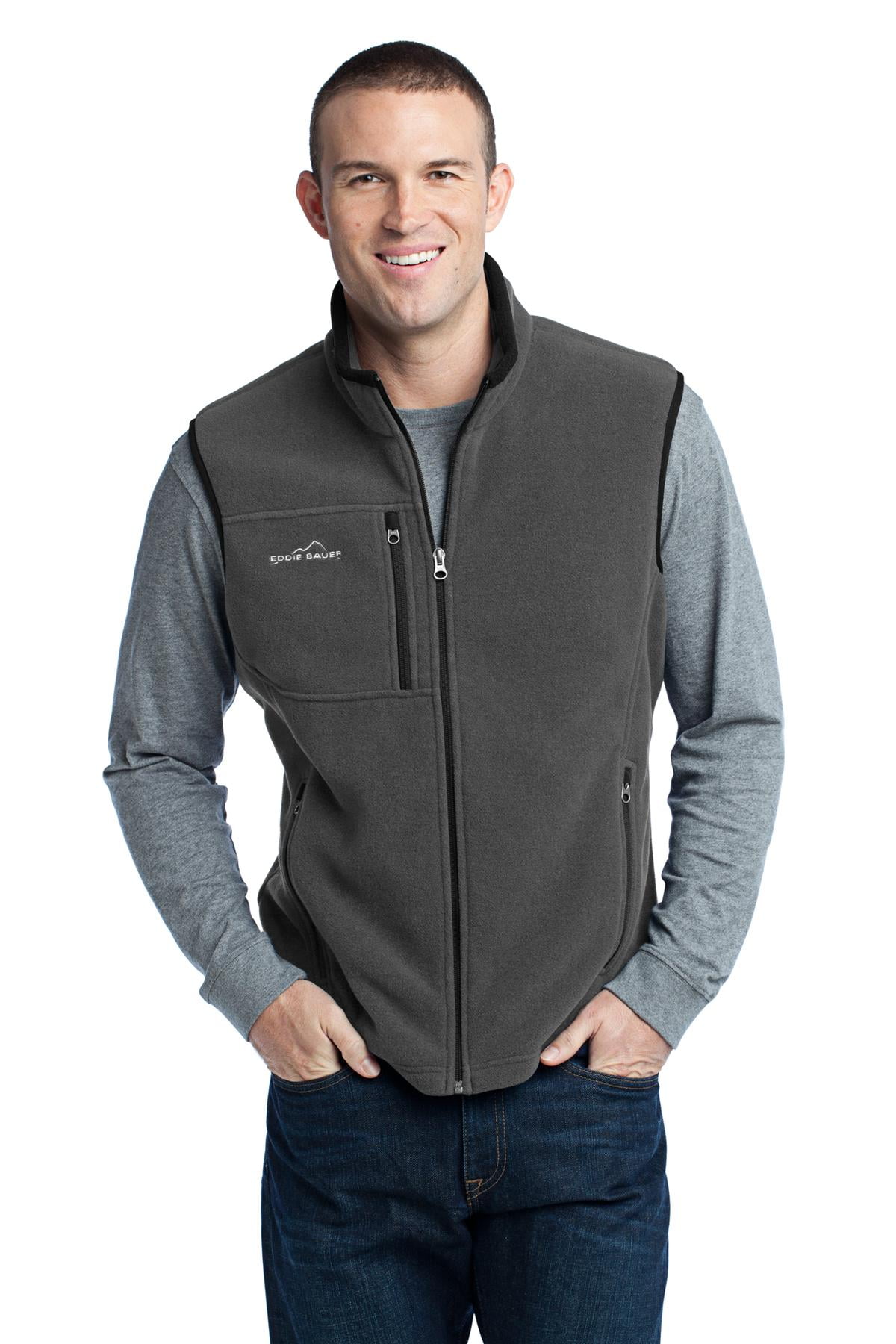 Eddie Bauer Men's Fleece Vest - Walmart.com