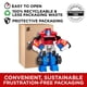 thumbnail image 2 of Figura de acción de robot de juguete Transformers Playskool Heroes Rescue Bots Optimus Prime, juguete conversor 2 en 1 para niños mayores de 3 años, 2 of 5