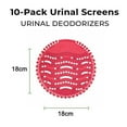 thumbnail image 5 of 10-pack Urinal Screen & Deodorizer - Urinal Screen, Strong Fragrance, Less Splash, Dirt, Perfumed Fits Most Urinal At Restaurants, Offices, Schools,, 5 of 5