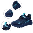 thumbnail image 6 of Toddler Shoes,Children Running Shoes Fashion Mesh Lace Up Color Matching Casual Comfortable Sneakers Athletic,Toddler Boy Shoes,Dark Blue,8-9 Years, 6 of 9
