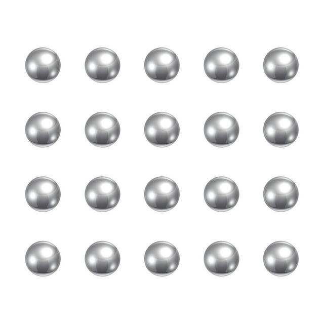 Unique Bargains Billes de Roulement en Acier Inoxydable 201 4,5mm G200 Précision Lot de 200