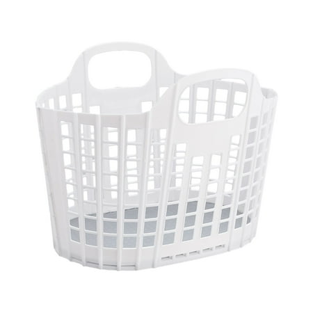 

Flexible Plastic Basket Market Grocery Basket Fruit Vegetable Picnic Basket Shower Organizer Storage Basket Bin with Handle for Bathroom Kitchen Clothes Organizer
