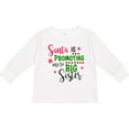 thumbnail image 3 of Inktastic Santa is Promoting Me to Big Sister Girls Long Sleeve Toddler T-Shirt, 3 of 5