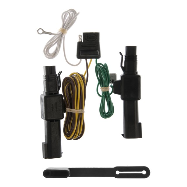 Curt Hitch 55317 Trailer Wiring Connector T Connector; With 4-Way Flat Trailer Connector