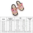 thumbnail image 2 of Zapatillas de vaca con punta abierta zapatillas sin cordones divertidas antideslizantes cómodas para las 4 estaciones, 2 of 9