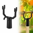 thumbnail image 2 of 1 Pack Metal Tree Branch Support, Y-Shape Tree Crutch Holders Plant Straightening and Leaning Kit Propping Up Branch Spreaders for Fruit Trees, Garden,0.74x3.94x2.36" Fit 0.75 in Round Pole,Black, 2 of 7
