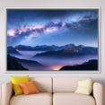 thumbnail image 5 of Above Clouds Wall Decor, Above The Clouds Poster, Space Printed Canvas, Sky Canvas, Cosmos Wall Art, Milky Way Poster, Landscape Wall Decor, Canvas Wall Decor - Natural Framed, 5 of 9
