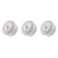thumbnail image 1 of Reloj De Pared De 3 Piezas, Doméstico, Pequeño Reloj De Pared Prueba De Agua, Decoración Para , Reloj De Con Ventosa, Bla Soledad Reloj de baño resistente al agua, 1 of 10