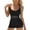 Black, variant on Green One Piece Swimsuit Women Tummy Control 2026 Long Torso Bathing Suit Cute Floral Swim Suits