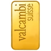 1 oz Valcambi Gold Bar 0.9999 fine
