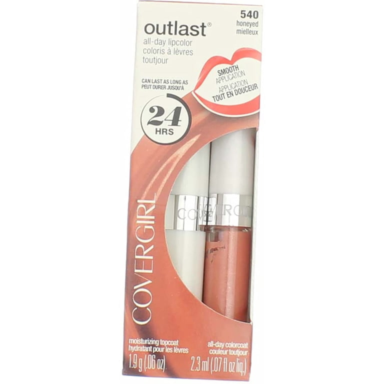 口紅 COVERGIRL OUTLAST ALL-DAY 570 CoverGirl Outlast All-Day Lip Color - 507 Ever Red-Dy, 0.07 fl oz