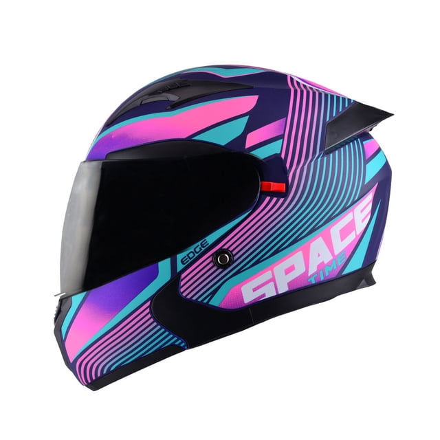 Casco Para Moto Edge Abatible Rosa Certificado M