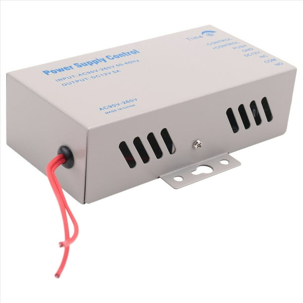 Transformador de Fuente de Alimentación para Control de Acceso, Adaptador para de Puerta, CA 110-240 V, de Conversión, Máquina , CC 12 V 5 A.
