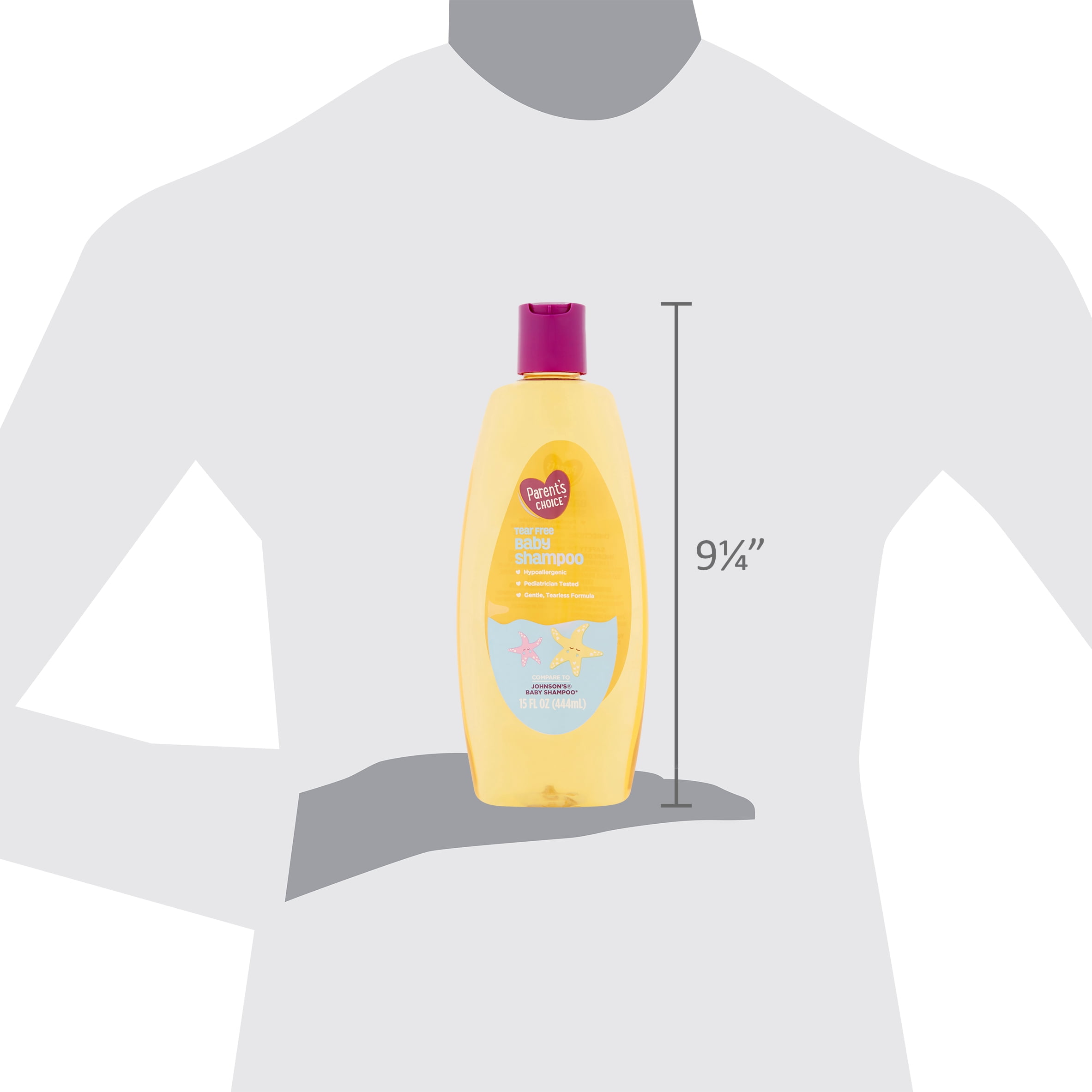 Parent's Choice Tear-Free Shine Enhancing Baby Daily Shampoo, 15 fl oz