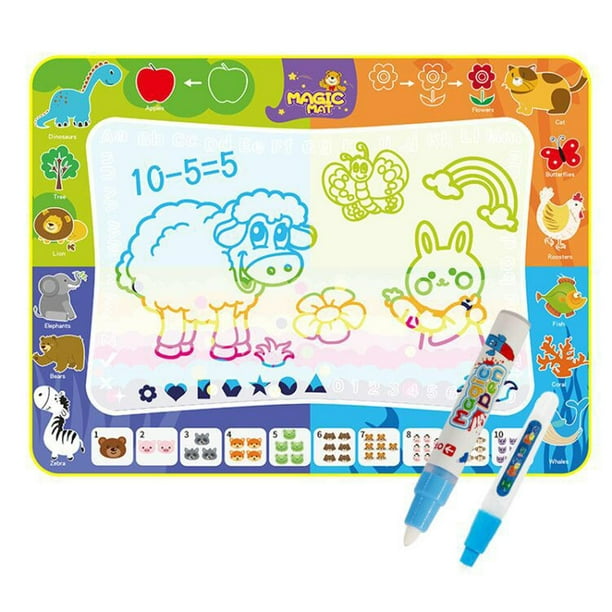 Water Painting Doodle Mat Large Water Drawing Mat for Age 2 3 4 5 6