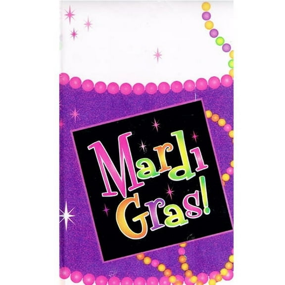 Various Mardi Gras Waterproof Plastic Tablecloth