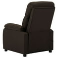 thumbnail image 3 of vidaXL Electric Massage Chair Dark Brown Fabric, 3 of 5