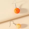 thumbnail image 3 of tasrioml 1 Pair Vivid Charming Bright Color Dangle Earrings Lovely Fruit Orange Drop Hook Earrings Jewelry Acessories, 3 of 7