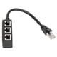 thumbnail image 5 of Adaptador divisor RJ45 Adaptador Ethernet RJ45 Función de extensión de cable 1 a 3 puertos Adaptador divisor de conexión excelente con cable de 1 m para el hogar, 5 of 5
