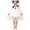 White, variant on xaweyi Toddler Girls White Cute Ghost Cosplay Outfit Long Sleeve Layered Tulle Party Dress with Star Cape