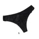 thumbnail image 3 of Minnieouse Bragas de tiro bajo, tanga, bragas sin costuras, diseño de encaje, sexy, atractiva, mano de obra fina, elasticidad, ropa de dormir para mujer Ropa interior Negro L Minnieouse AP019044-02, 3 of 6