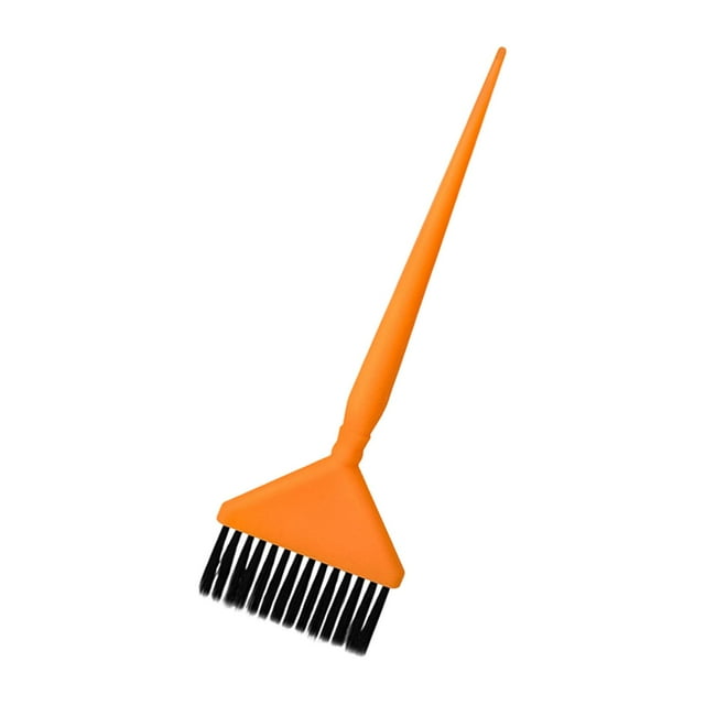 Pinceles para teñir el cabello Pincel para teñir el cabello, Aplicador de tinte de color cómodo, Pincel para teñir el cabello, Pincel de tinte grande Naranja