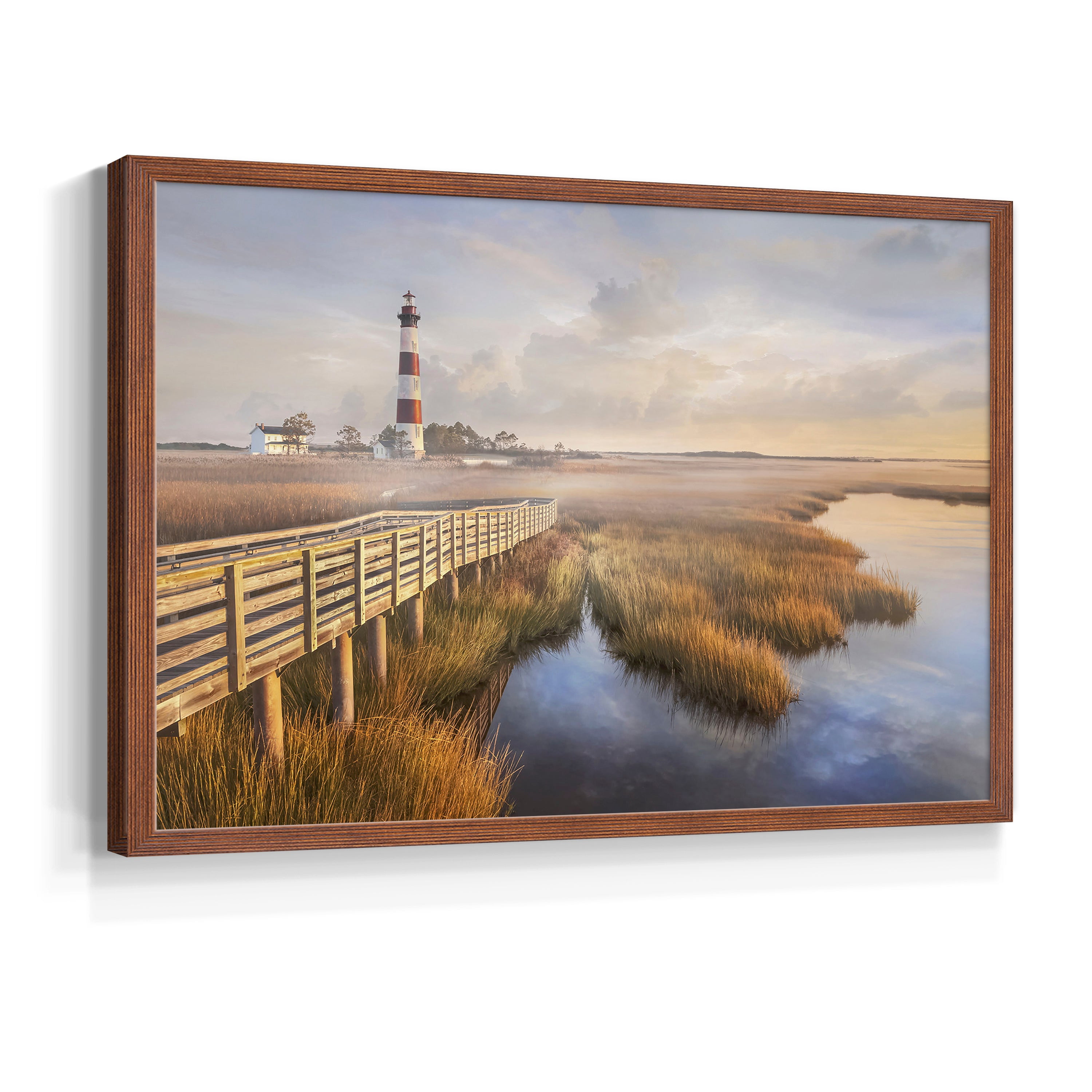 Private Path II by Mike Calascibetta - Restickable Framed Giclée Print
