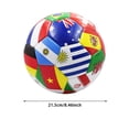thumbnail image 2 of 2026 World Flag Soccer Ball Bulk With Pump Needle Multi-Country Design For Adults Team Training Club Events Sports Parties And Soccer Fan Gifts, 2 of 5