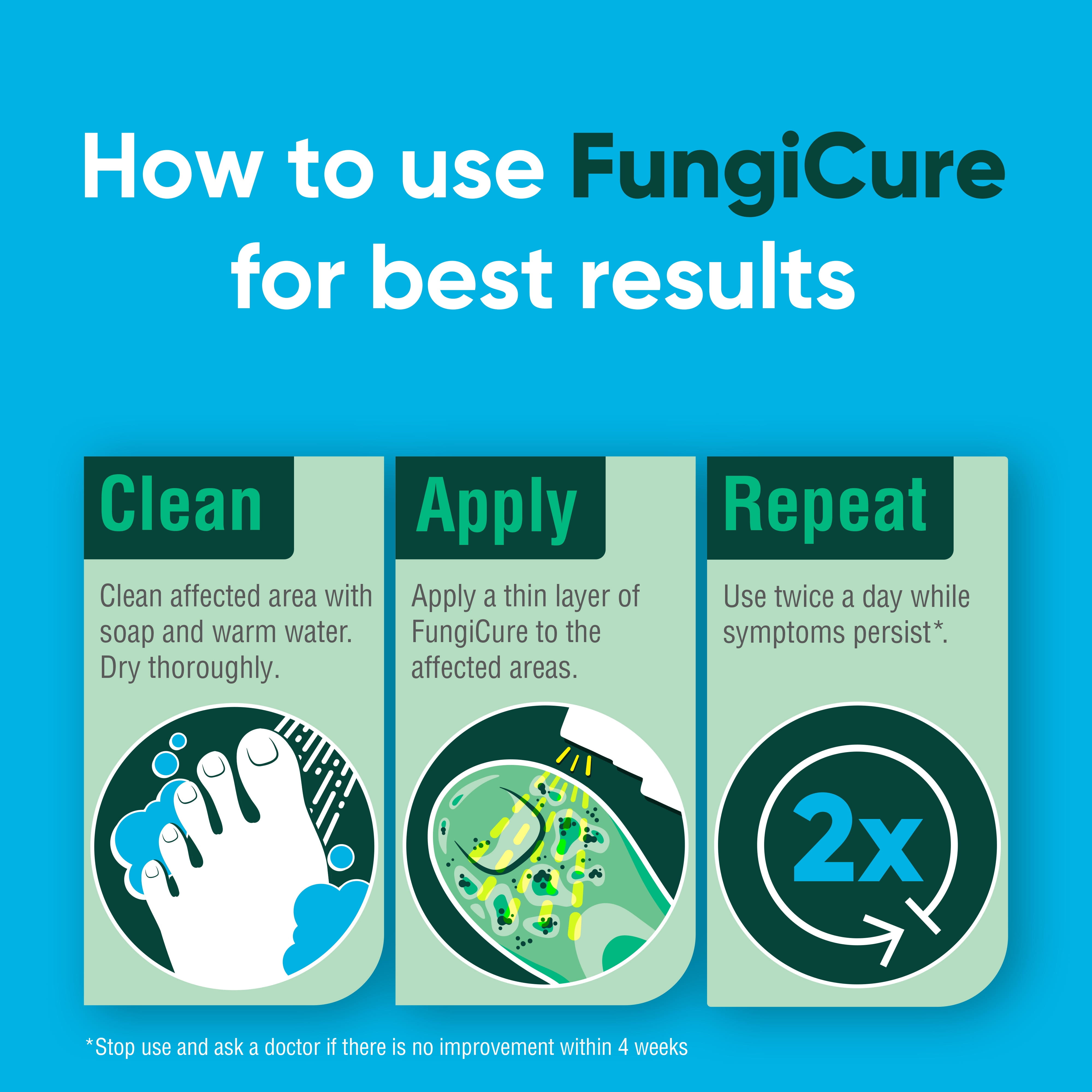 Fungicure Intensive Spray Anti-Fungal Treatment, 2 fl oz, 1 Pack