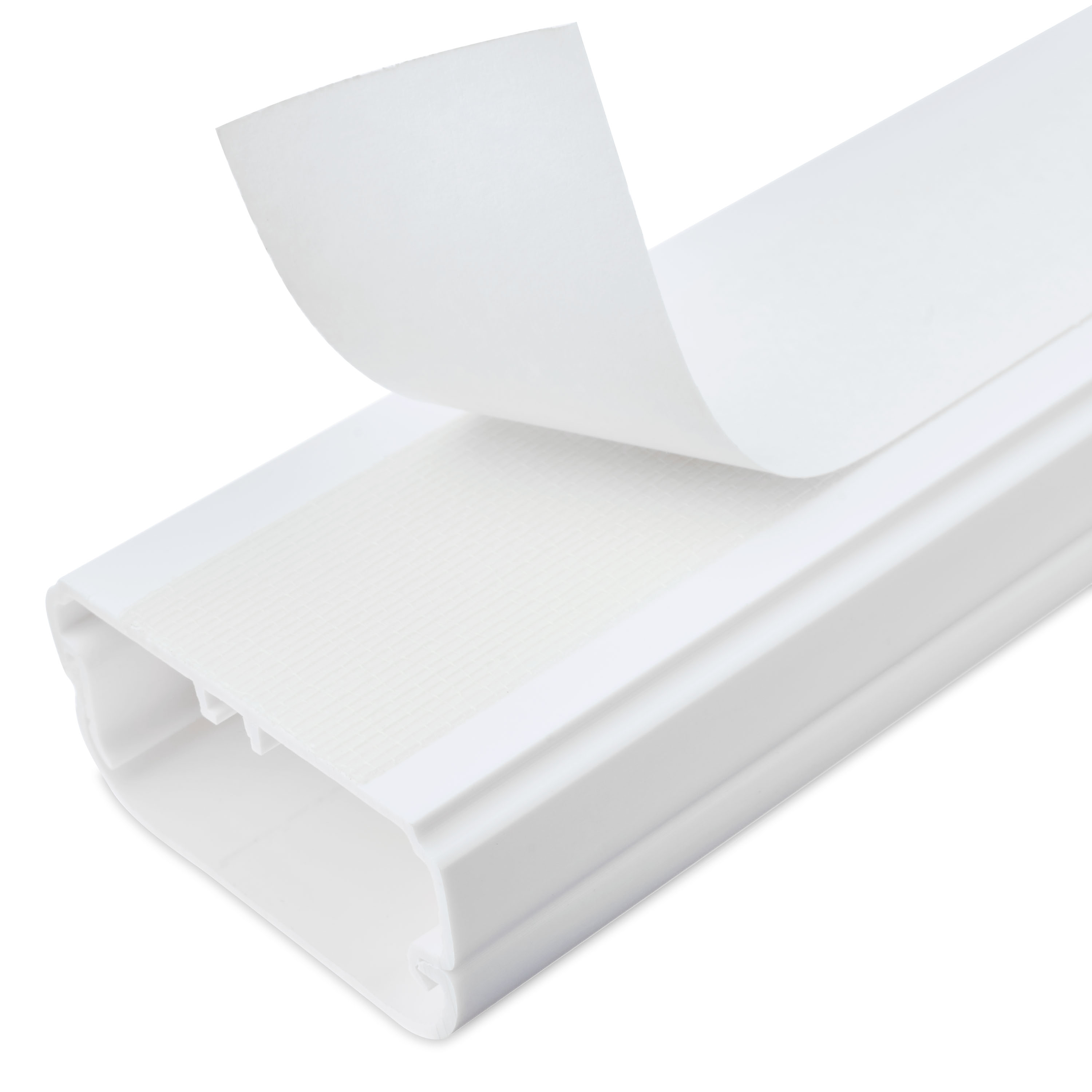 onn PVC Cable Covers, White, 4 Pack photo 2