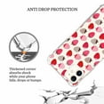 thumbnail image 3 of Red Strawberry Case for iPhone 12 Mini,Aesthetic Art Design Pattern Soft TPU Bumper Case Cover, 3 of 5