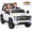 C-White, variant on YorRover Officially Licensed Chevrolet Silverado HD 24V 4WD 2-Seater Ride-On Truck, Pink
