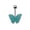 2, variant on Butterfly Heart Belly Button Ring Body Piercing Daisy Dragonfly Navel Ring-10