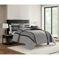 thumbnail image 2 of Hamden Pleated Grey 5-Piece Soft Microfiber Comforter Set - King, 2 of 4