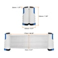 thumbnail image 2 of Uxcell Up to 2" Retractable Ping Pong Net Portable Table Tennis Net and Post with Storage Box, Blue Grey 2 Pack, 2 of 6