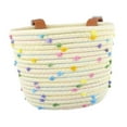 thumbnail image 4 of Cesta de bicicleta para niños, cesta delantera para bicicleta, bolsa de carga, cesta de triciclo con cuerda de algodón Beige, 4 of 9