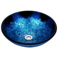 thumbnail image 3 of Spa World LS-AZ161 Stellar Series Deco-Glass Round Vessel Sink - Blue Blaze, 3 of 5