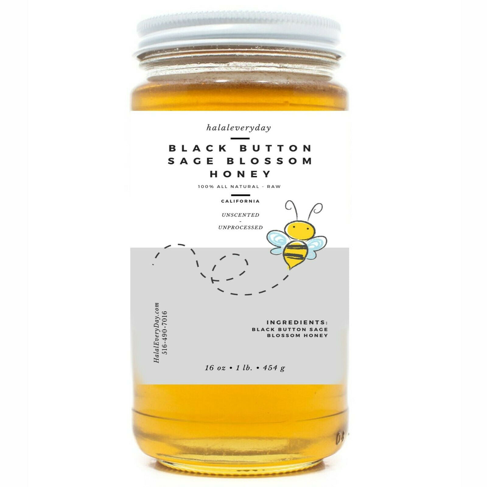Pure and Natural Specialty Honey - Black Sage Honey - Walmart.com