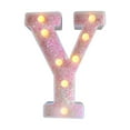 thumbnail image 3 of LED Alphabet Light Up Letters | 8.66" Tall | Battery Operated | Wall Mountable | Colorful Decorative Lighting | Home, Party, Event Decor | Portable Plastic Letters | Retro Style | ABS+, 3 of 3