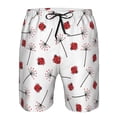 thumbnail image 3 of Balery Ladybug With Dandelion Traje de Baño Estilo Hawaiano para Hombre, Shorts de Secado Rápido con Bolsillos-3X-Large, 3 of 6
