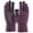 Purple, variant on BadPiggies Winter Warm Texting Gloves Touchscreen Anti-Slip Knit Thermal Soft Lining Elastic Cuff Gloves for Women Men (Men, Brown)