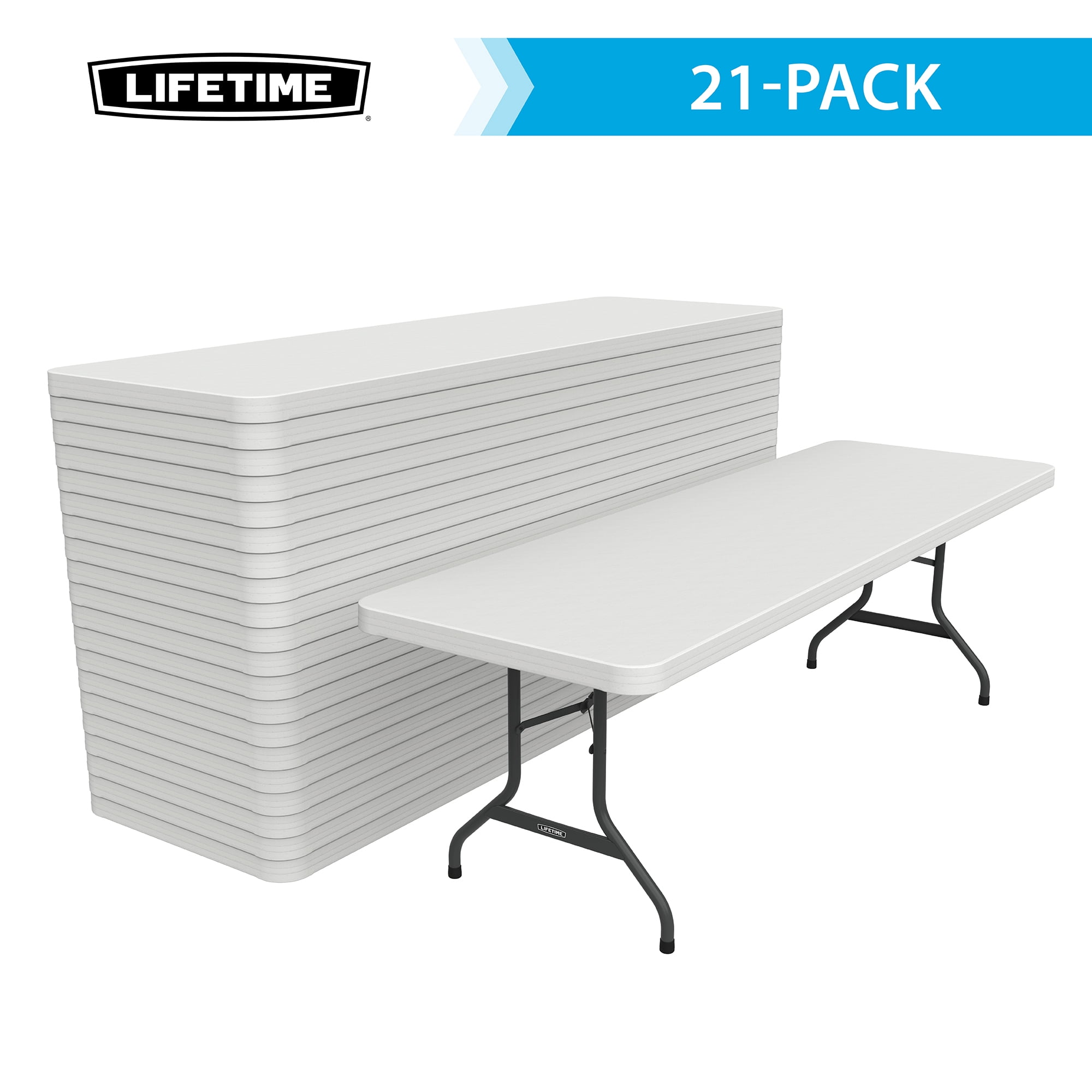 Lifetime 60 inch Portable & Heavy Duty Round Folding Table, Indoor