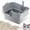 Light Gray, variant on EHJRE Large Cat Litter Box Litter Pan Heightening, Semi Enclosed for Small Large Cats High Sided Sturdy, Anti Splashing, Cat Toilet Black