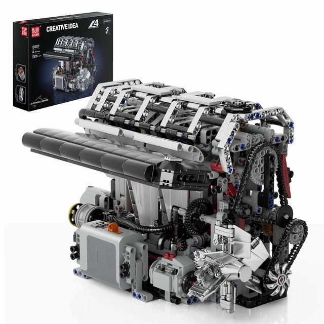 Kit de motor modelo Mould King 10087 L4 con 1787 piezas para mayores de 14 años