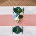 thumbnail image 4 of Satin Table Runners, 12x108 inch Table Runner for Party Wedding Reception Banquet Decoration Bright Silk Smooth Fabric Spring Party Chair Sashes, 4 of 8